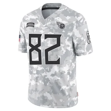 Men's Delanie Walker Tennessee Titans Nike Limited 2024 Salute to Service Jersey - Arctic Camo
