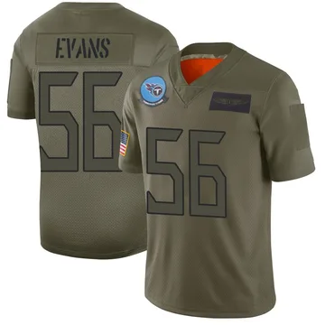 Men's Desmond Evans Tennessee Titans Nike Limited 2019 Salute to Service Jersey - Camo