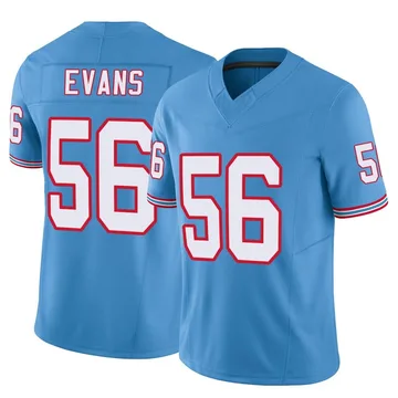 Men's Desmond Evans Tennessee Titans Nike Limited Vapor F.U.S.E. Jersey - Light Blue
