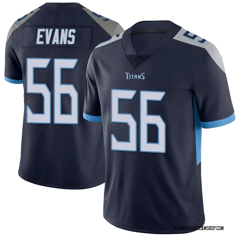 Men's Desmond Evans Tennessee Titans Nike Limited Vapor Untouchable Jersey - Navy