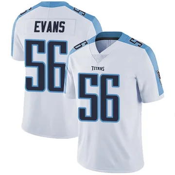 Men's Desmond Evans Tennessee Titans Nike Limited Vapor Untouchable Jersey - White