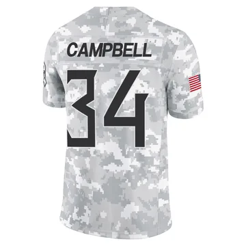 Men's Earl Campbell Tennessee Titans Nike Limited 2024 Salute to Service Jersey - Arctic Camo