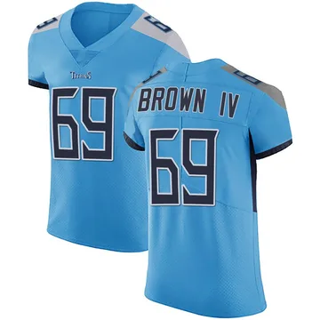 Men's Earnest Brown IV Tennessee Titans Nike Elite Team Color Vapor Untouchable Jersey - Light Blue