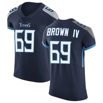 Men's Earnest Brown IV Tennessee Titans Nike Elite Vapor Untouchable Jersey - Navy