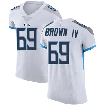 Men's Earnest Brown IV Tennessee Titans Nike Elite Vapor Untouchable Jersey - White
