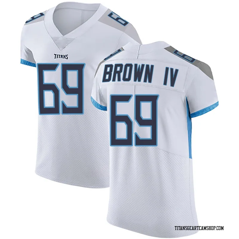Men's Earnest Brown IV Tennessee Titans Nike Elite Vapor Untouchable Jersey - White