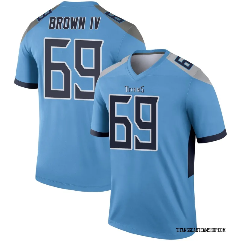 Men's Earnest Brown IV Tennessee Titans Nike Legend Jersey - Light Blue