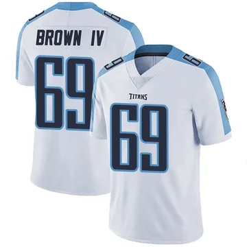 Men's Earnest Brown IV Tennessee Titans Nike Limited Vapor Untouchable Jersey - White