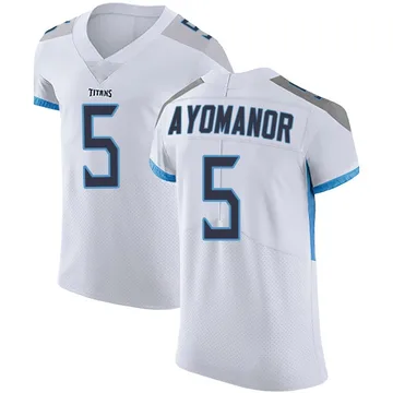 Men's Elic Ayomanor Tennessee Titans Nike Elite Vapor Untouchable Jersey - White