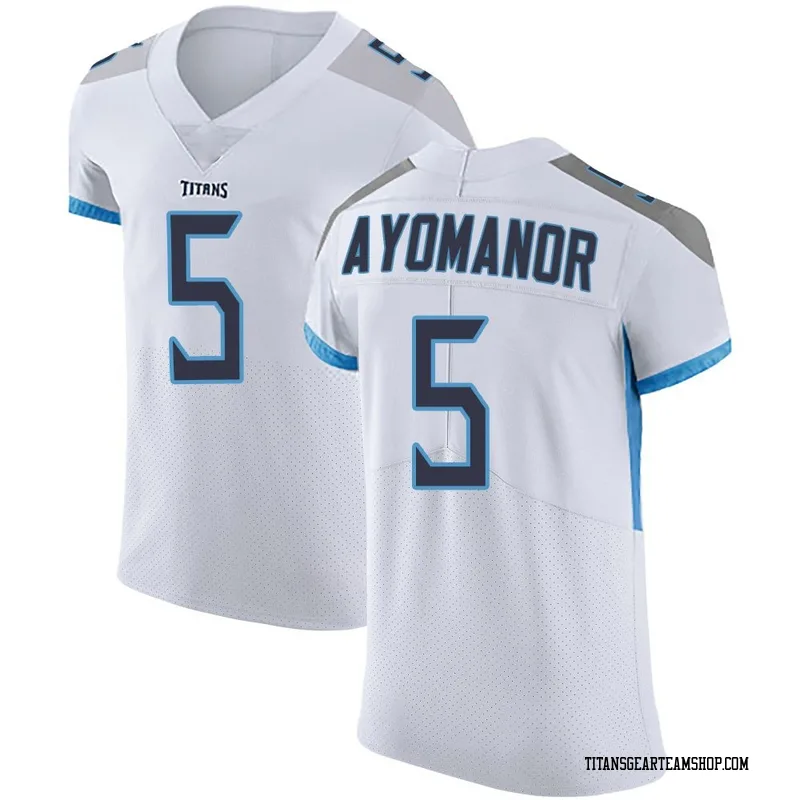 Men's Elic Ayomanor Tennessee Titans Nike Elite Vapor Untouchable Jersey - White