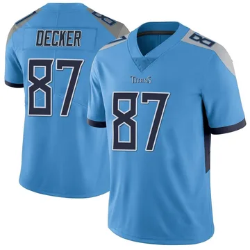 Men's Eric Decker Tennessee Titans Nike Limited Vapor Untouchable Jersey - Light Blue
