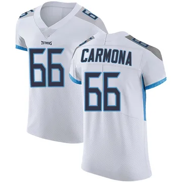 Men's Fernando Carmona Tennessee Titans Nike Elite Vapor Untouchable Jersey - White