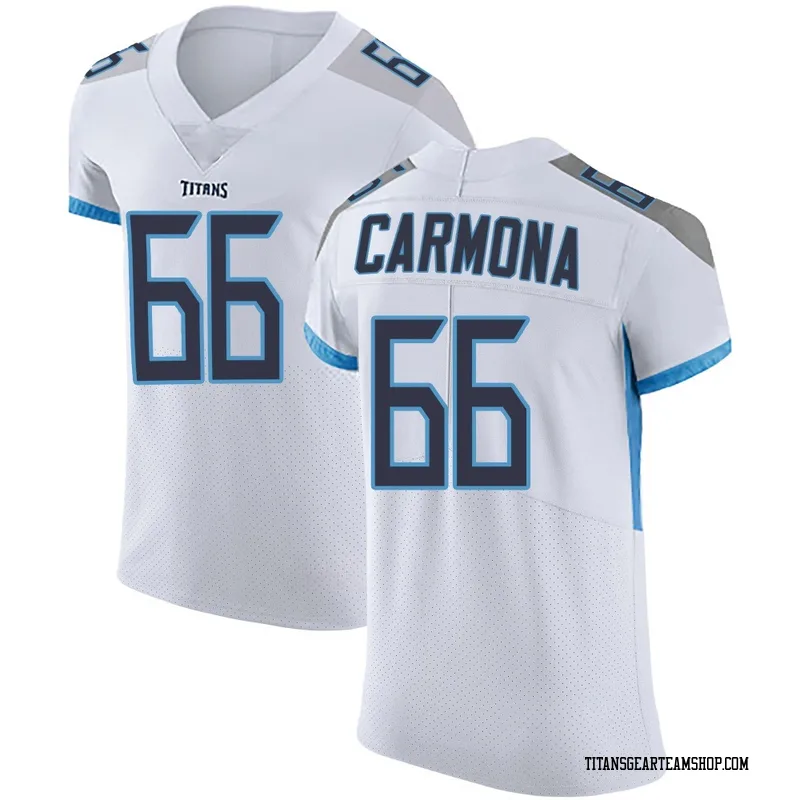 Men's Fernando Carmona Tennessee Titans Nike Elite Vapor Untouchable Jersey - White