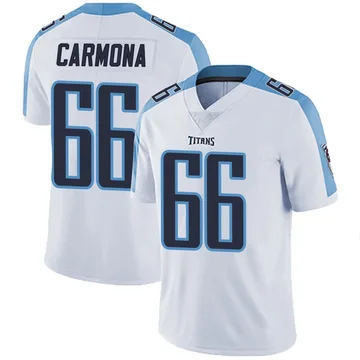 Men's Fernando Carmona Tennessee Titans Nike Limited Vapor Untouchable Jersey - White