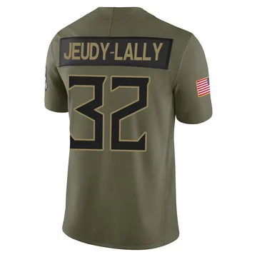 Men's Gabe Jeudy-Lally Tennessee Titans Nike Limited 2025 Salute to Service Jersey - Olive