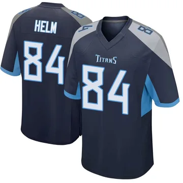 Men's Gunnar Helm Tennessee Titans Nike Game Jersey - Navy
