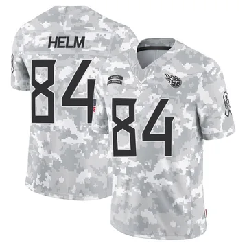 Men's Gunnar Helm Tennessee Titans Nike Limited 2024 Salute to Service Jersey - Arctic Camo