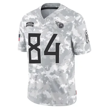 Men's Gunnar Helm Tennessee Titans Nike Limited 2024 Salute to Service Jersey - Arctic Camo