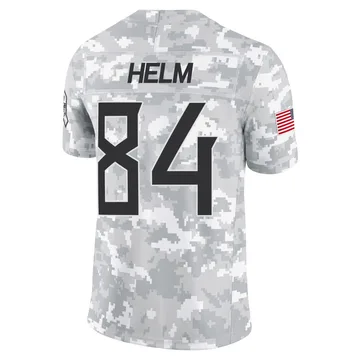 Men's Gunnar Helm Tennessee Titans Nike Limited 2024 Salute to Service Jersey - Arctic Camo