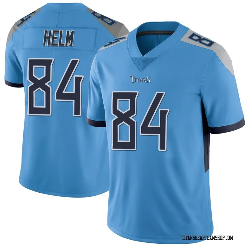Men's Gunnar Helm Tennessee Titans Nike Limited Vapor Untouchable Jersey - Light Blue