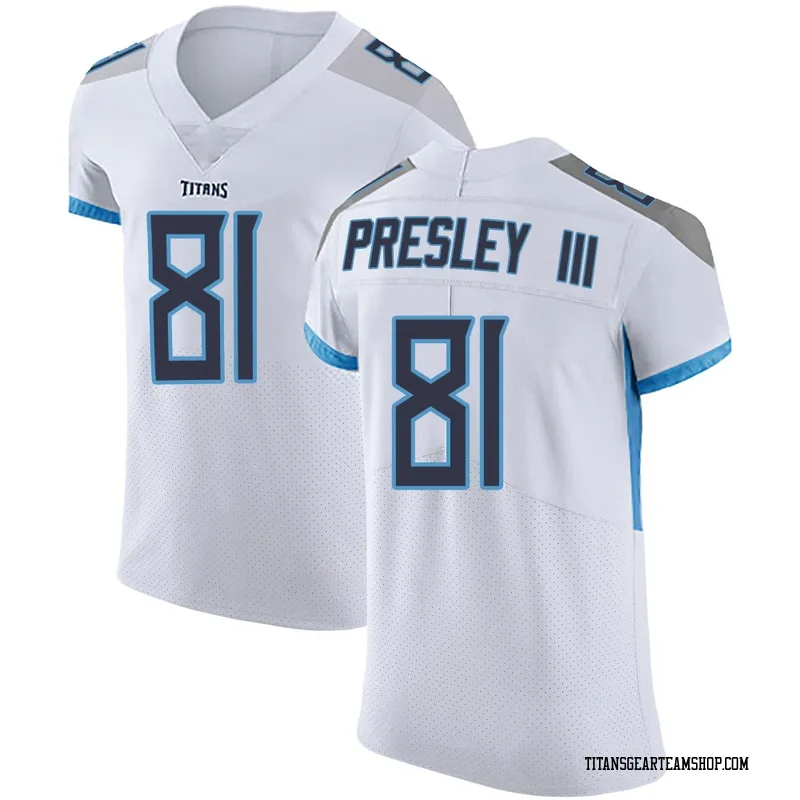 Men's Hal Presley III Tennessee Titans Nike Elite Vapor Untouchable Jersey - White