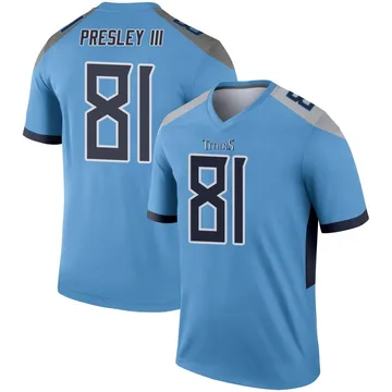 Men's Hal Presley III Tennessee Titans Nike Legend Jersey - Light Blue