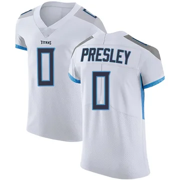 Men's Hal Presley Tennessee Titans Nike Elite Vapor Untouchable Jersey - White