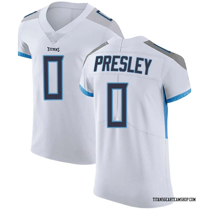 Men's Hal Presley Tennessee Titans Nike Elite Vapor Untouchable Jersey - White