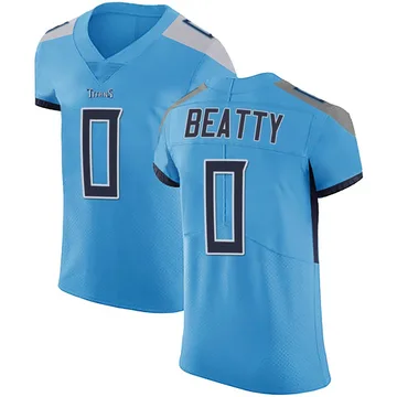 Men's Hank Beatty Tennessee Titans Nike Elite Team Color Vapor Untouchable Jersey - Light Blue
