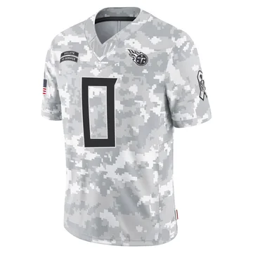 Men's Hank Beatty Tennessee Titans Nike Limited 2024 Salute to Service Jersey - Arctic Camo