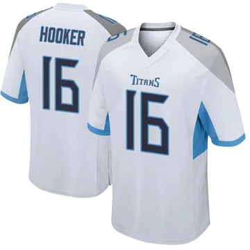 Men's Hendon Hooker Tennessee Titans Nike Game Jersey - White