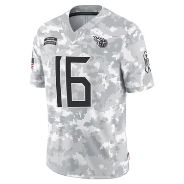 Men's Hendon Hooker Tennessee Titans Nike Limited 2024 Salute to Service Jersey - Arctic Camo