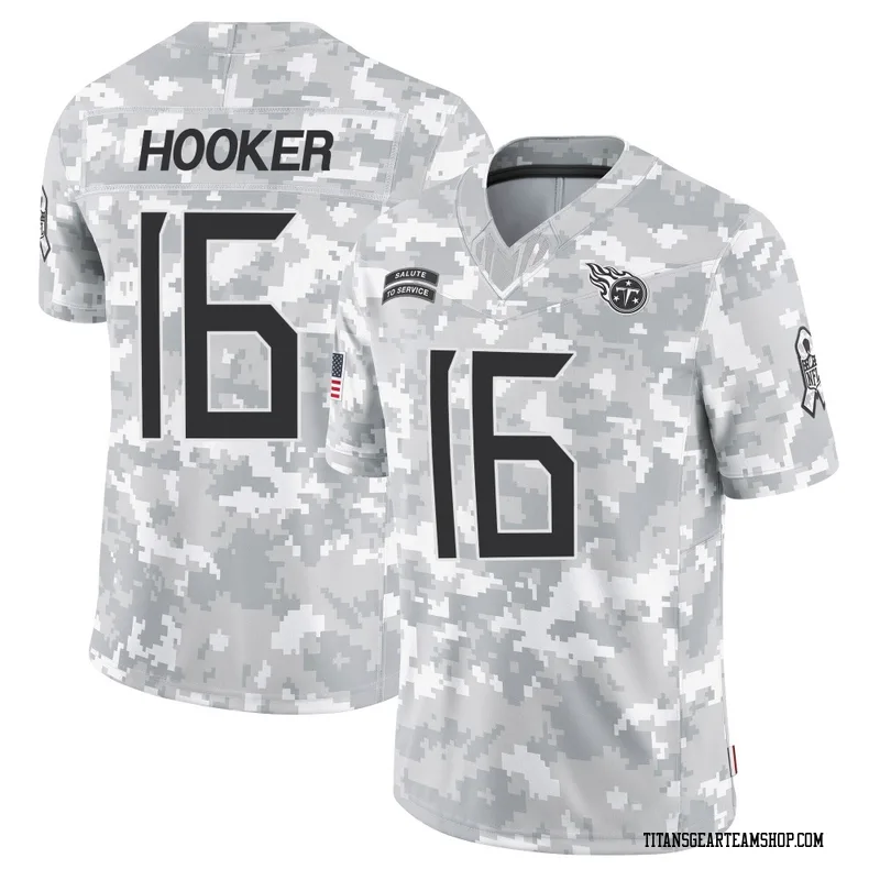 Men's Hendon Hooker Tennessee Titans Nike Limited 2024 Salute to Service Jersey - Arctic Camo