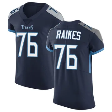 Men's Isaiah Raikes Tennessee Titans Nike Elite Vapor Untouchable Jersey - Navy