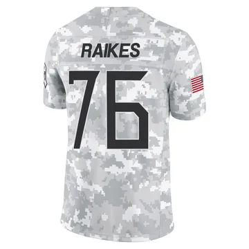 Men's Isaiah Raikes Tennessee Titans Nike Limited 2024 Salute to Service Jersey - Arctic Camo
