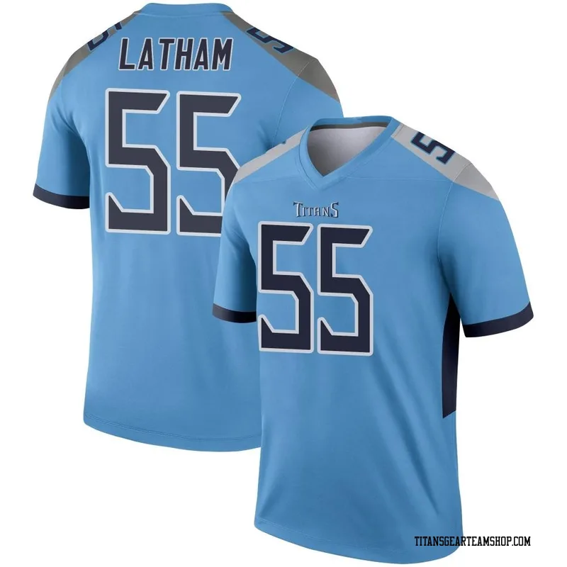 Men's JC Latham Tennessee Titans Nike Legend Jersey - Light Blue