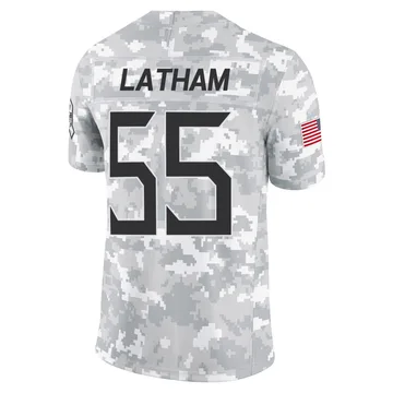 Men's JC Latham Tennessee Titans Nike Limited 2024 Salute to Service Jersey - Arctic Camo