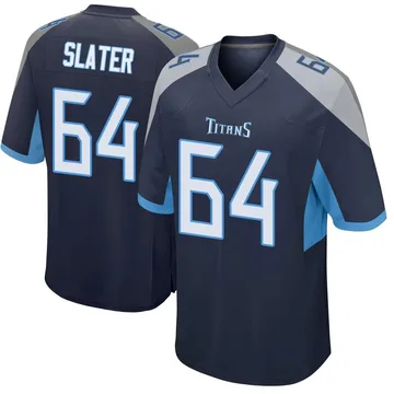 Men's Jackson Slater Tennessee Titans Nike Game Jersey - Navy