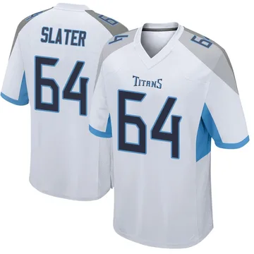 Men's Jackson Slater Tennessee Titans Nike Game Jersey - White