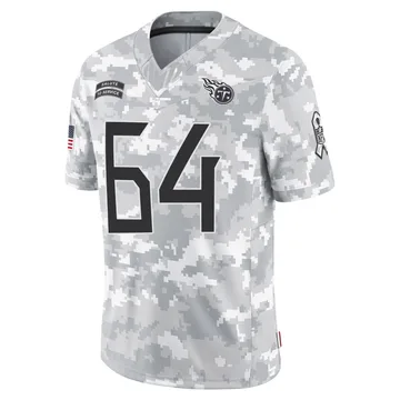 Men's Jackson Slater Tennessee Titans Nike Limited 2024 Salute to Service Jersey - Arctic Camo