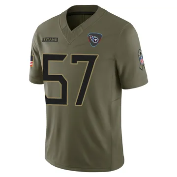 Men's Jacob Martin Tennessee Titans Nike Limited 2025 Salute to Service Jersey - Olive