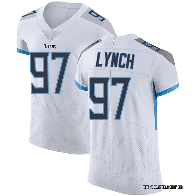 Men's James Lynch Tennessee Titans Nike Elite Vapor Untouchable Jersey - White
