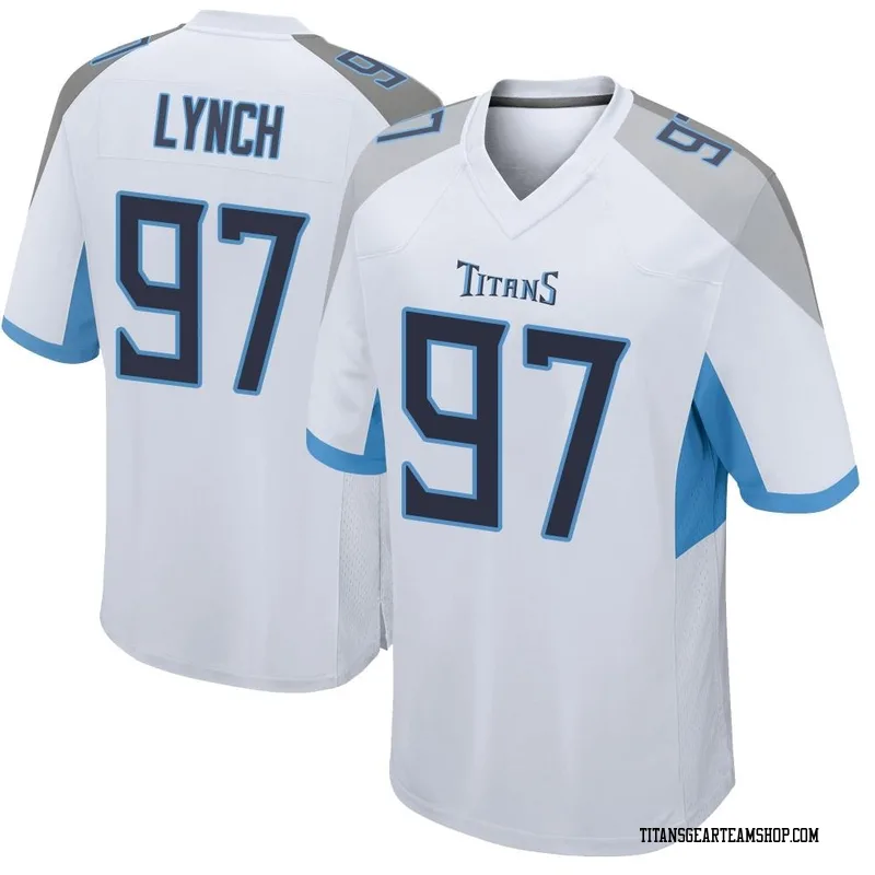 Men's James Lynch Tennessee Titans Nike Game Jersey - White