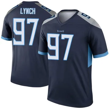Men's James Lynch Tennessee Titans Nike Legend Jersey - Navy