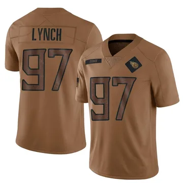 Men's James Lynch Tennessee Titans Nike Limited 2023 Salute To Service Jersey - Brown