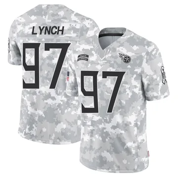 Men's James Lynch Tennessee Titans Nike Limited 2024 Salute to Service Jersey - Arctic Camo