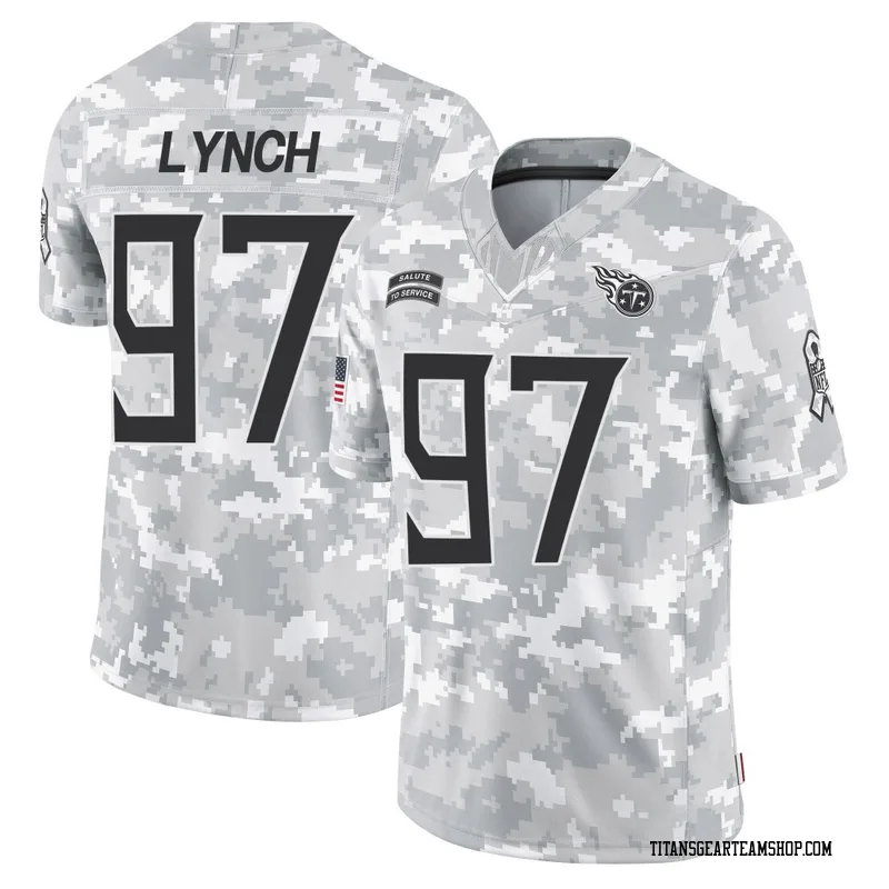 Men's James Lynch Tennessee Titans Nike Limited 2024 Salute to Service Jersey - Arctic Camo