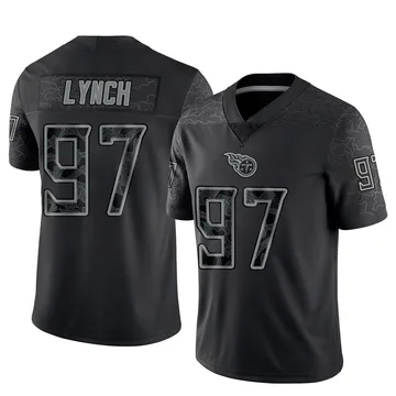 Men's James Lynch Tennessee Titans Nike Limited Reflective Jersey - Black