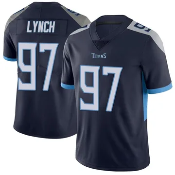 Men's James Lynch Tennessee Titans Nike Limited Vapor Untouchable Jersey - Navy