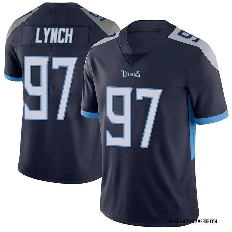 Men's James Lynch Tennessee Titans Nike Limited Vapor Untouchable Jersey - Navy